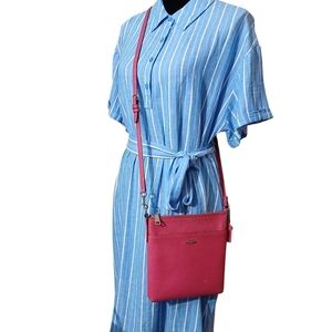 Coach Kitt Messenger Bag - Pink Pebbled Leather